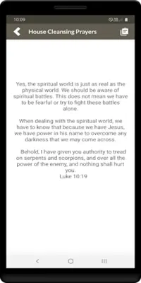 House Cleansing Prayers android App screenshot 1